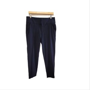 Lululemon Stretch Woven Trousers Front Center Seam Black Women's‎ Size 8